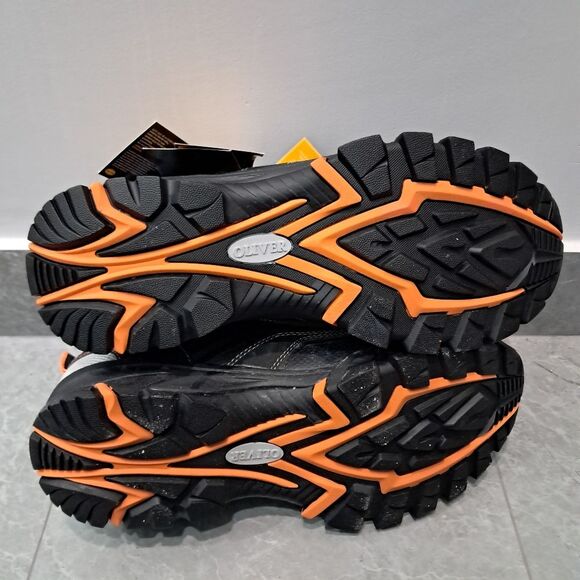 *Final Price* Oliver by Honeywell Steel Toe Black Work Safety Sneakers Shoes M11 - Picture 8 of 13